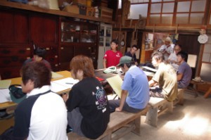 田んぼビオトープ周辺の生き物観察会