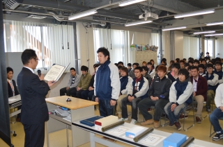 国家資格受験前の卒業式！！～自動車分野～