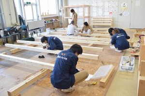 建築施工実習～建築物ができるまで②～