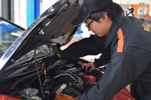 1級自動車工学科 特別授業「check21」実施中！！